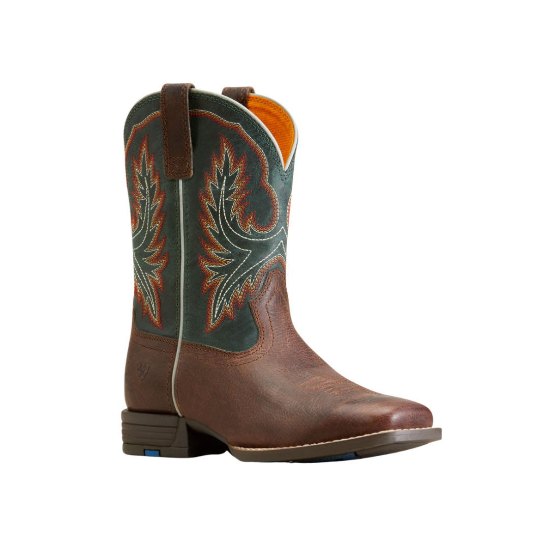 Ariat Youth Boy's Wilder Western Hat Box Brown Boots