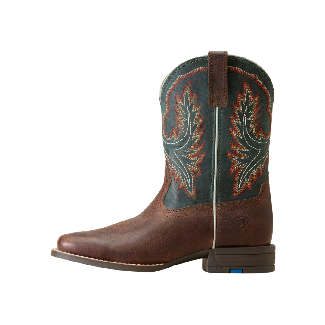 Ariat Youth Boy's Wilder Western Hat Box Brown Boots