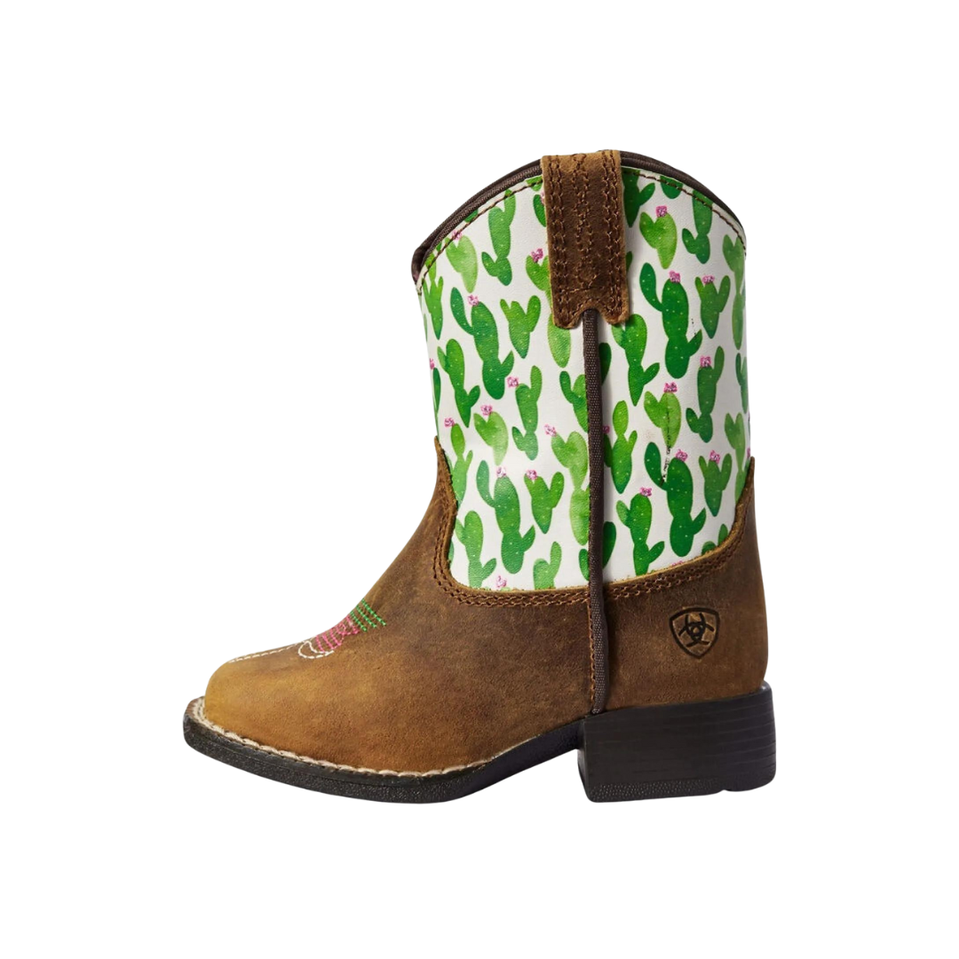 Ariat Toddler Girl's Lil' Stompers Anaheim Cactus Green Boots