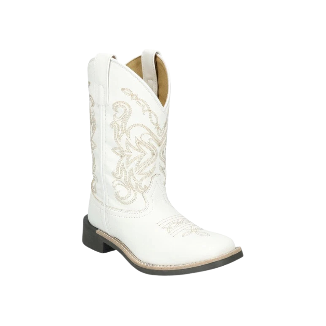 Smoky Mountain Youth Girl's Bonnie White Boots