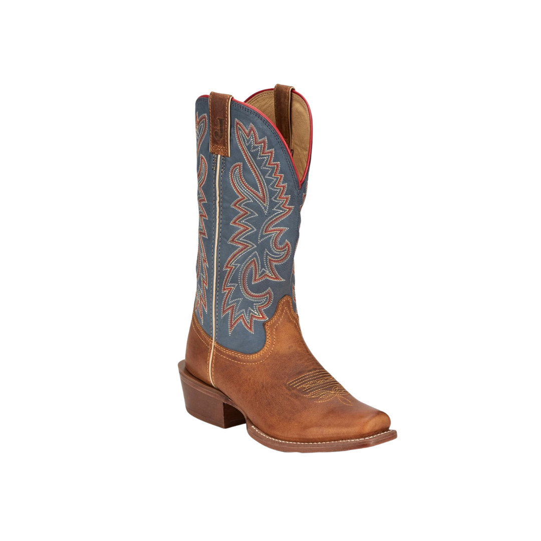 Justin Men's Show Off Royal Goat Blue Boots