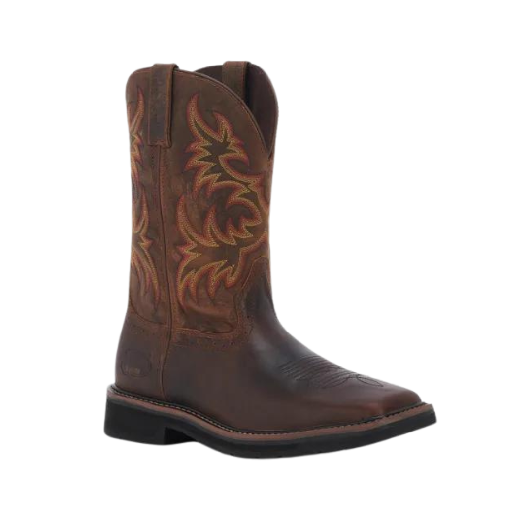 Justin Men's Brown Stampede Work Boots