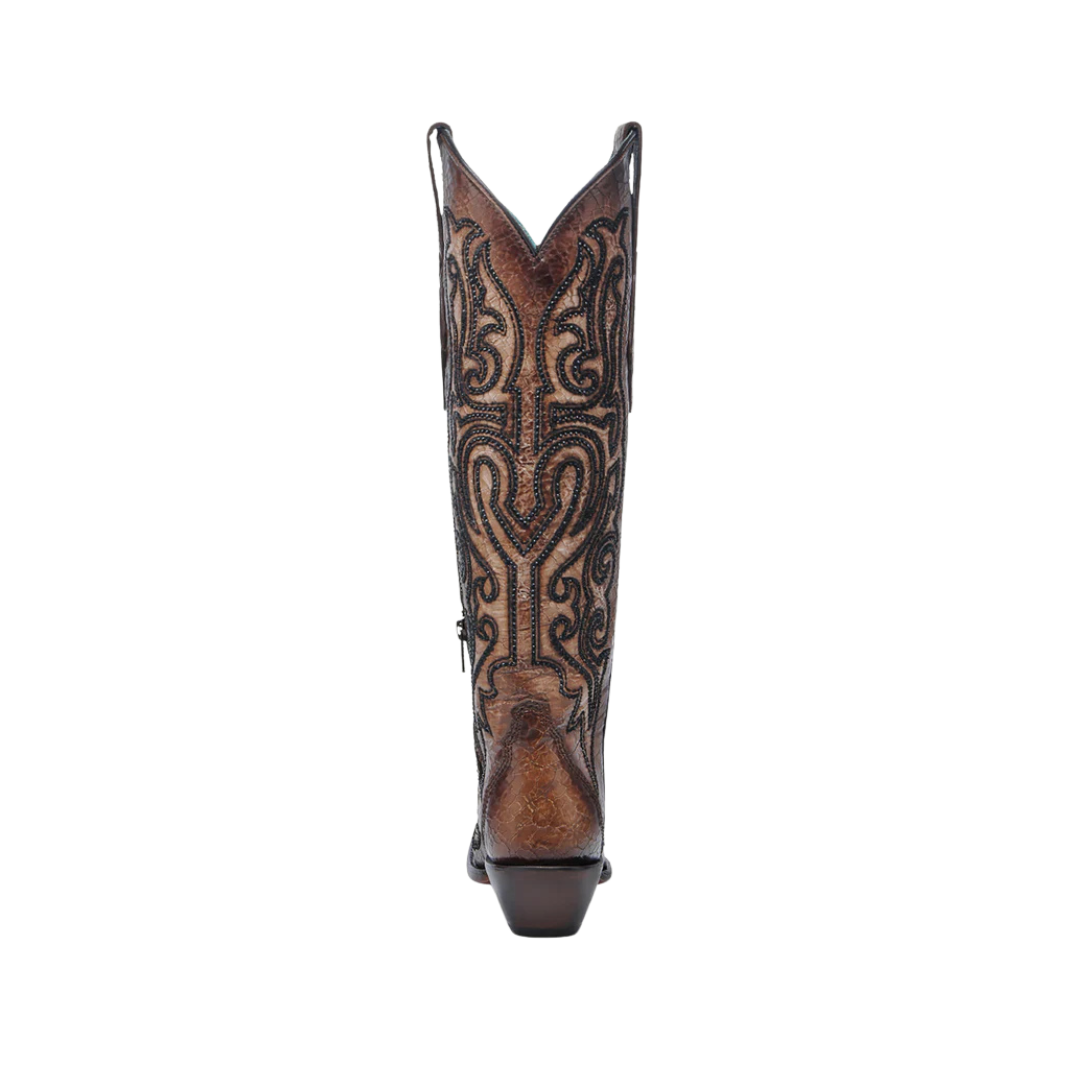 Corral Women's Embroidery Crystals Tobacco Brown Boots