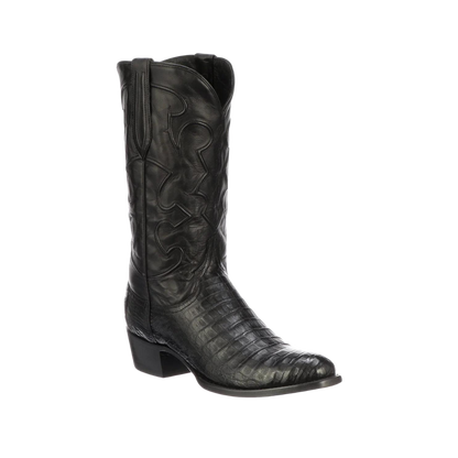 Premium Lucchese Boot Crocodile Belly Round Toe