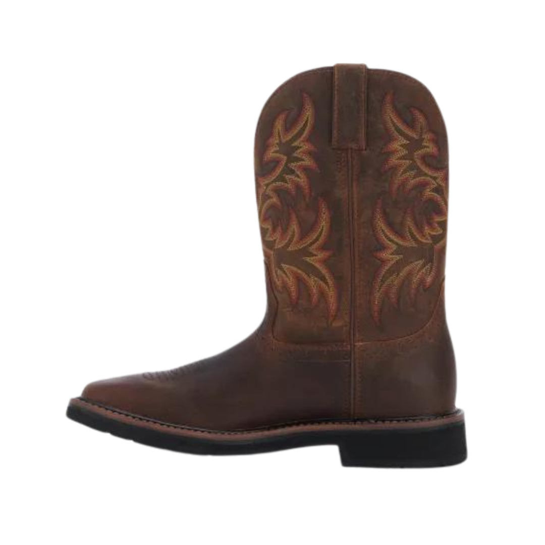 Justin Men's Brown Stampede Work Boots