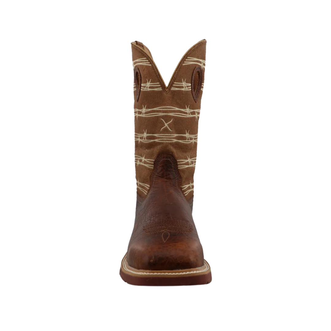 Twisted X Men's Western Work Brown Boot