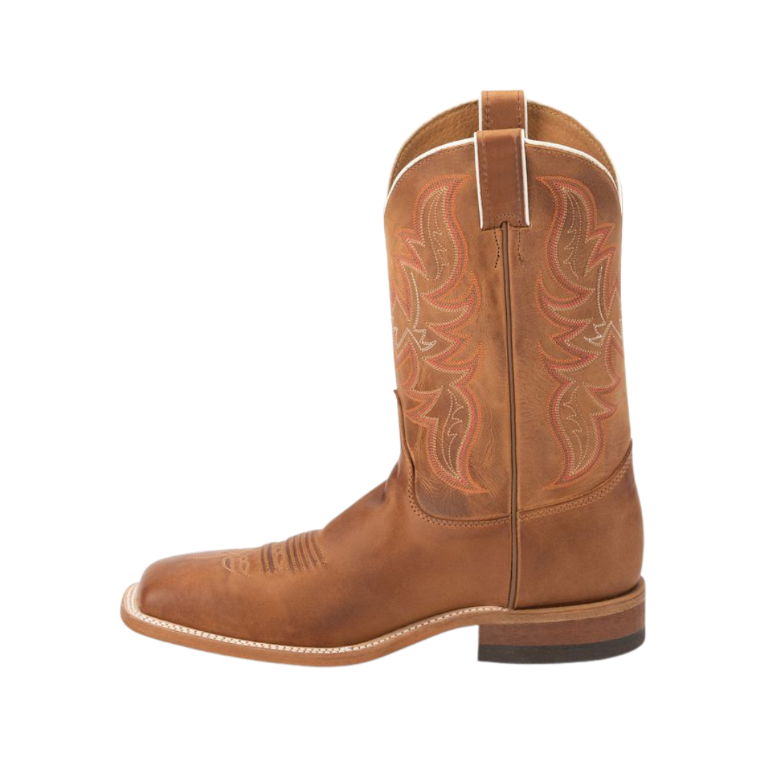 Justin Men s Bent Rail Austin Cowboy Boots Distressed Cognac Handcrafted in USA