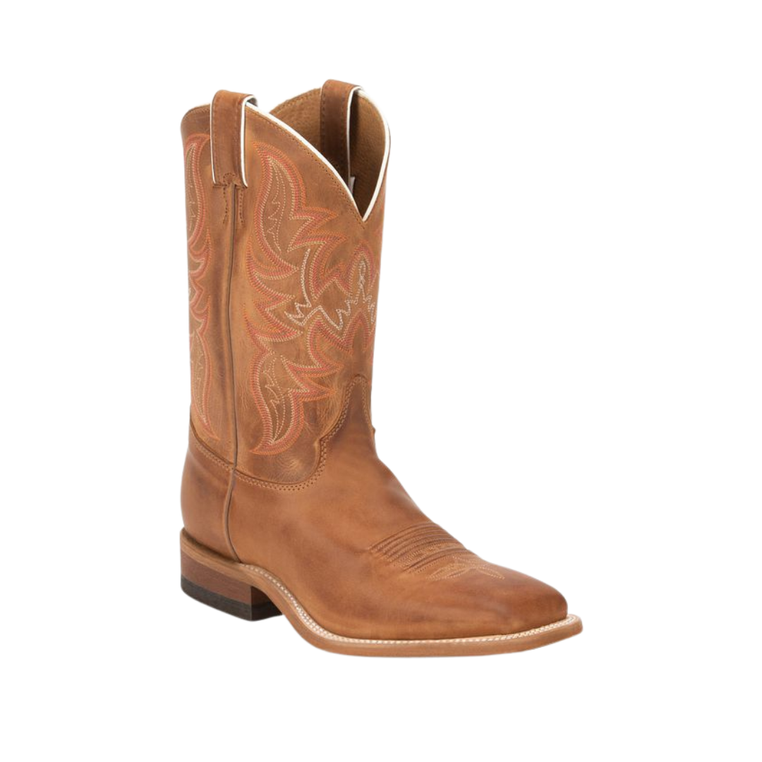 Justin Men's Bent Rail Austin Distressed Cognac Boots