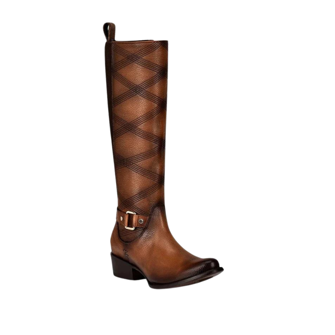 Cuadra Women's Honey Embroidery & Harness Tall Boot