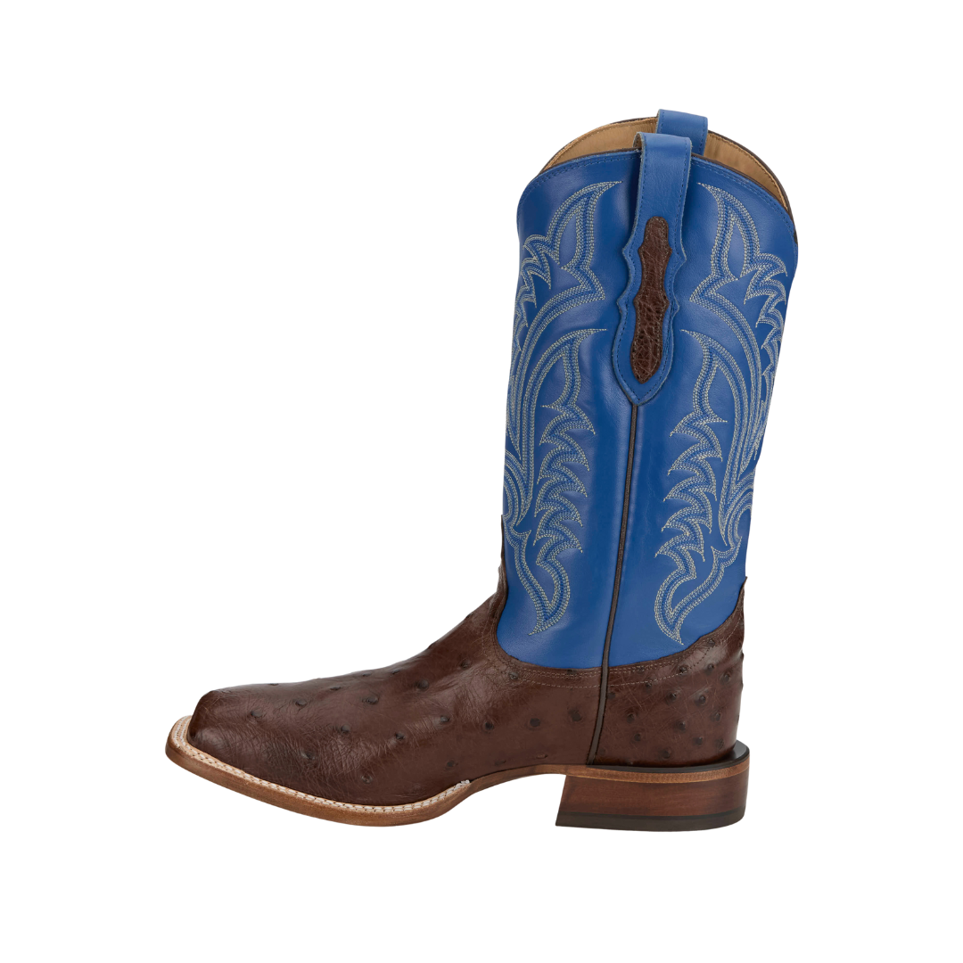 Tony Lama Men's Kango Ostrich Brown Boots