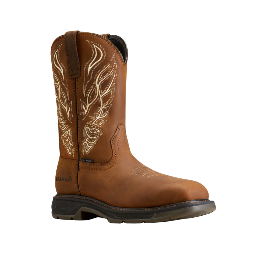 Ariat Men's Workhog Carbon Toe Work Brown Boots