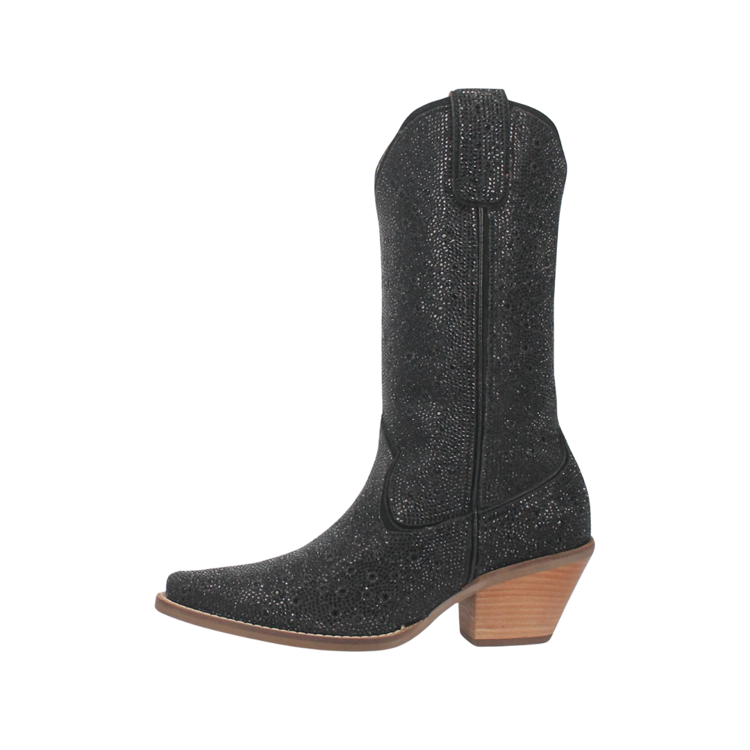 Dan Post Women's Dingo Dollar Rhinestone Black Boots