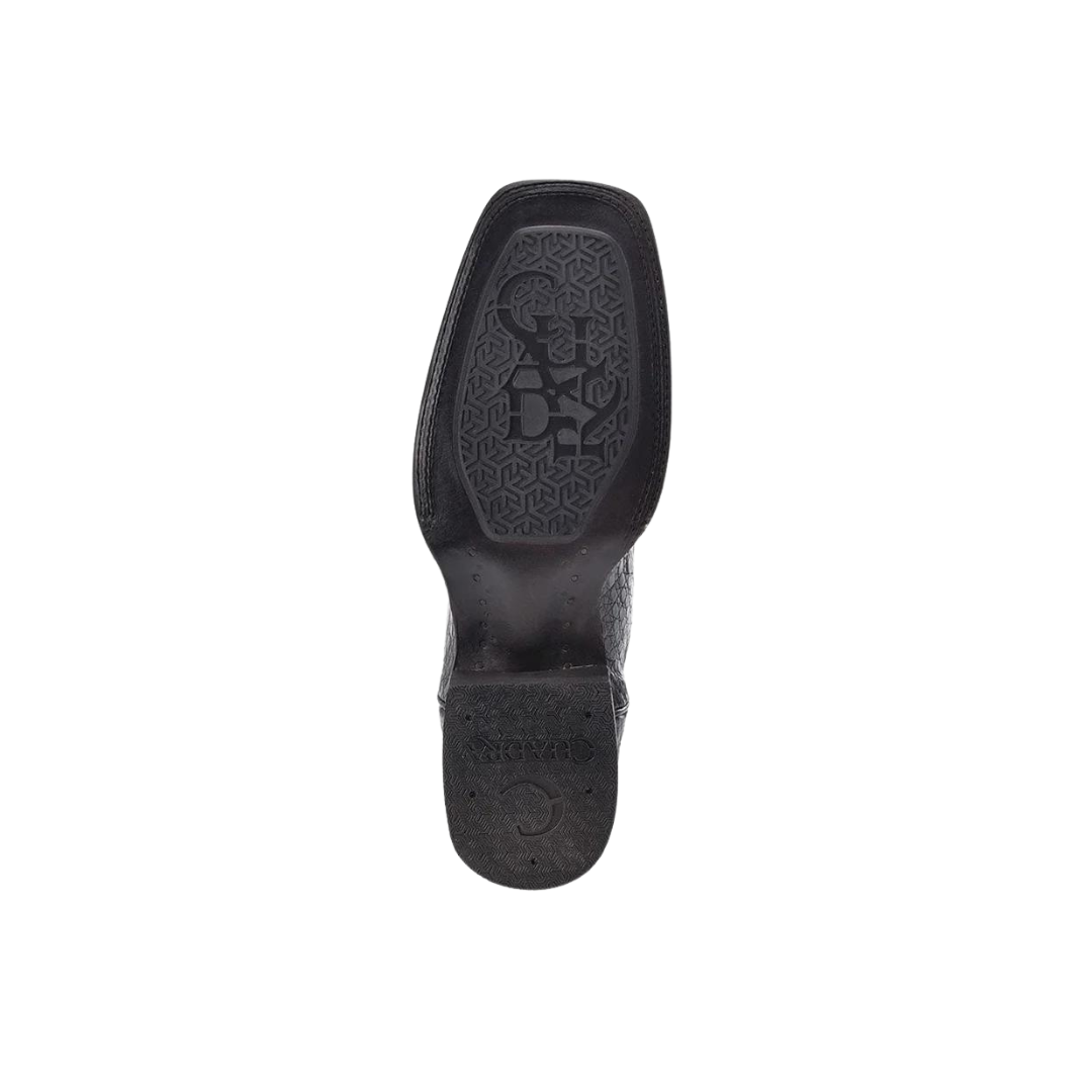 Cuadra Men's Atlantic Black Sand Caiman Boot