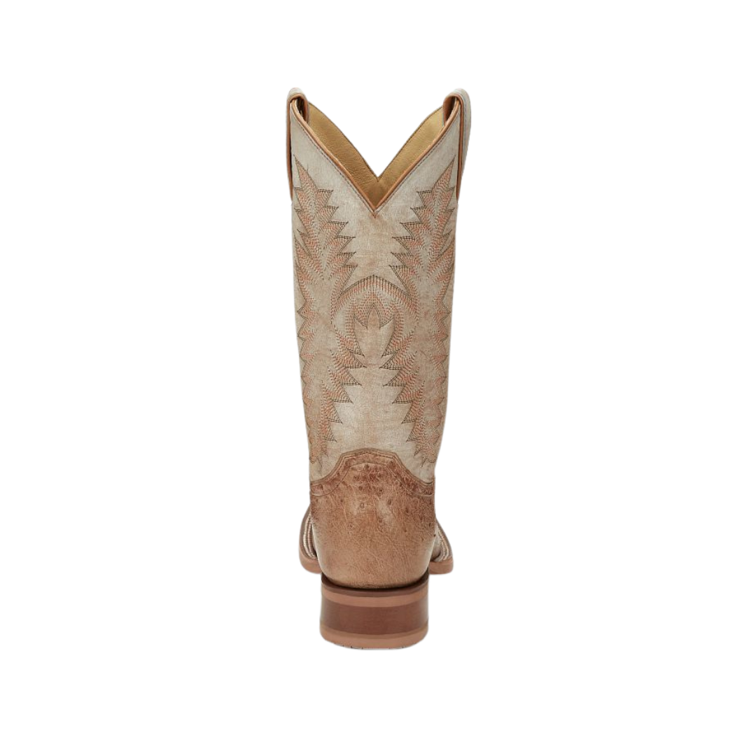 Justin Men's Breck Smooth Ostrich Tan Boots