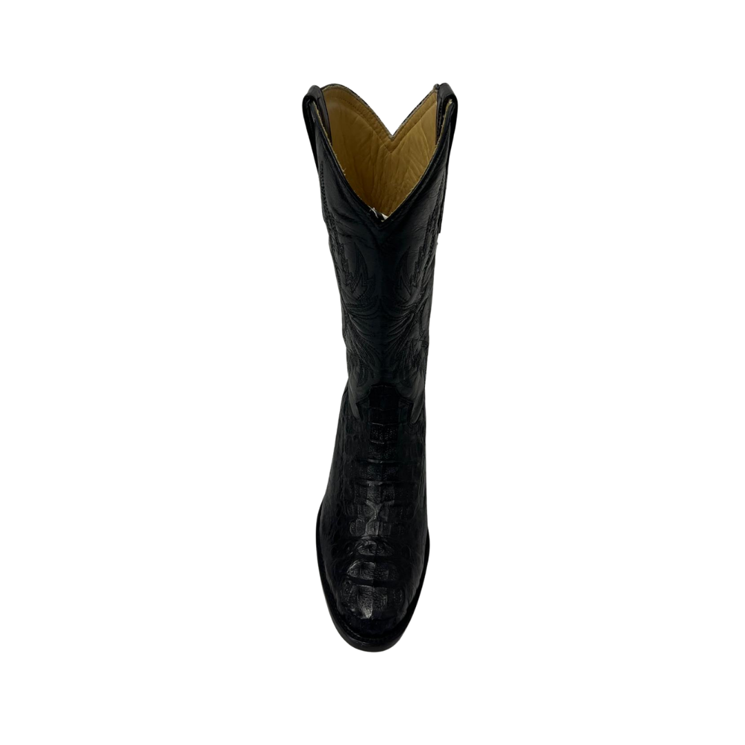Pecos Bill Men's Black Caiman Boots