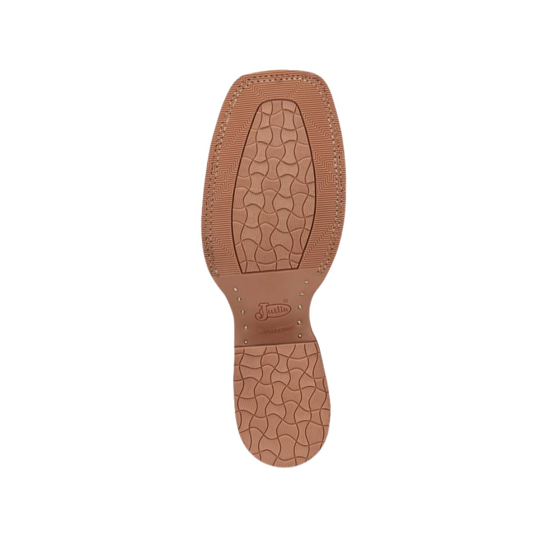 Justin Men's Breck Smooth Ostrich Tan Boots
