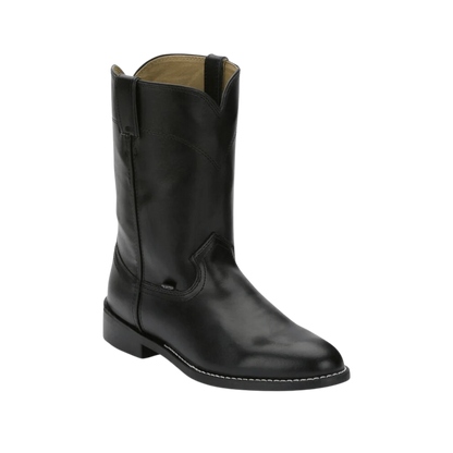 Justin black boots online