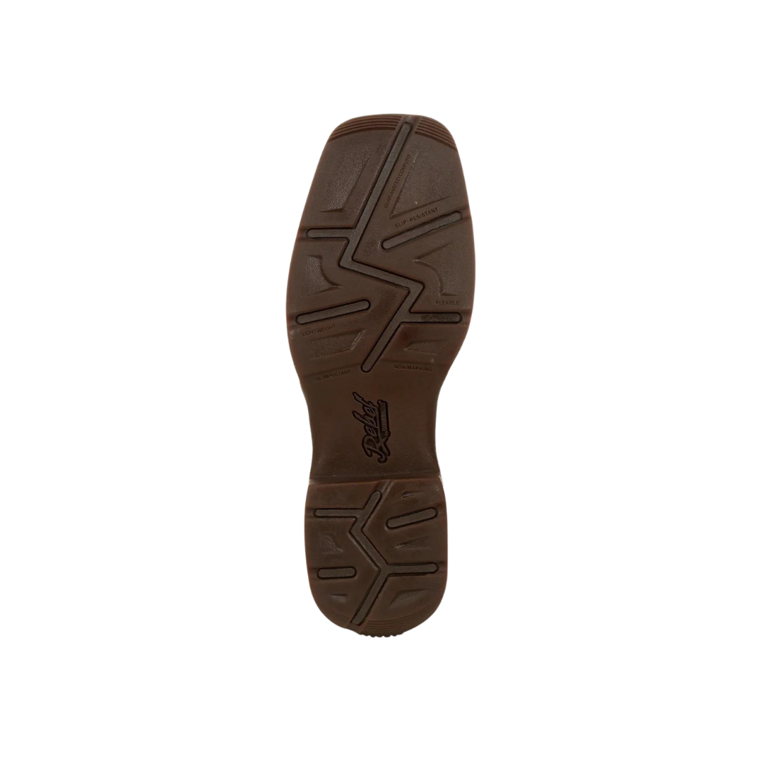 Rocky Boot Rebel Durango Men's Brown Distressed Flag Embroidery Boot