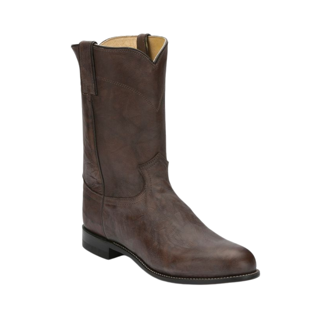Justin Men's Marble Deerlite Dark Brown Boots