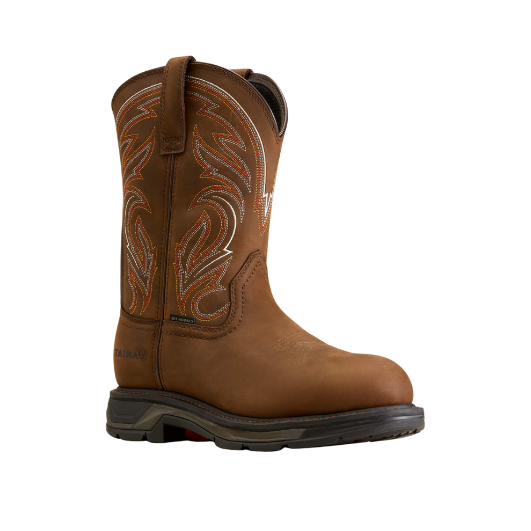 Ariat Men's Workhog Carbon Toe Work Brown Boots