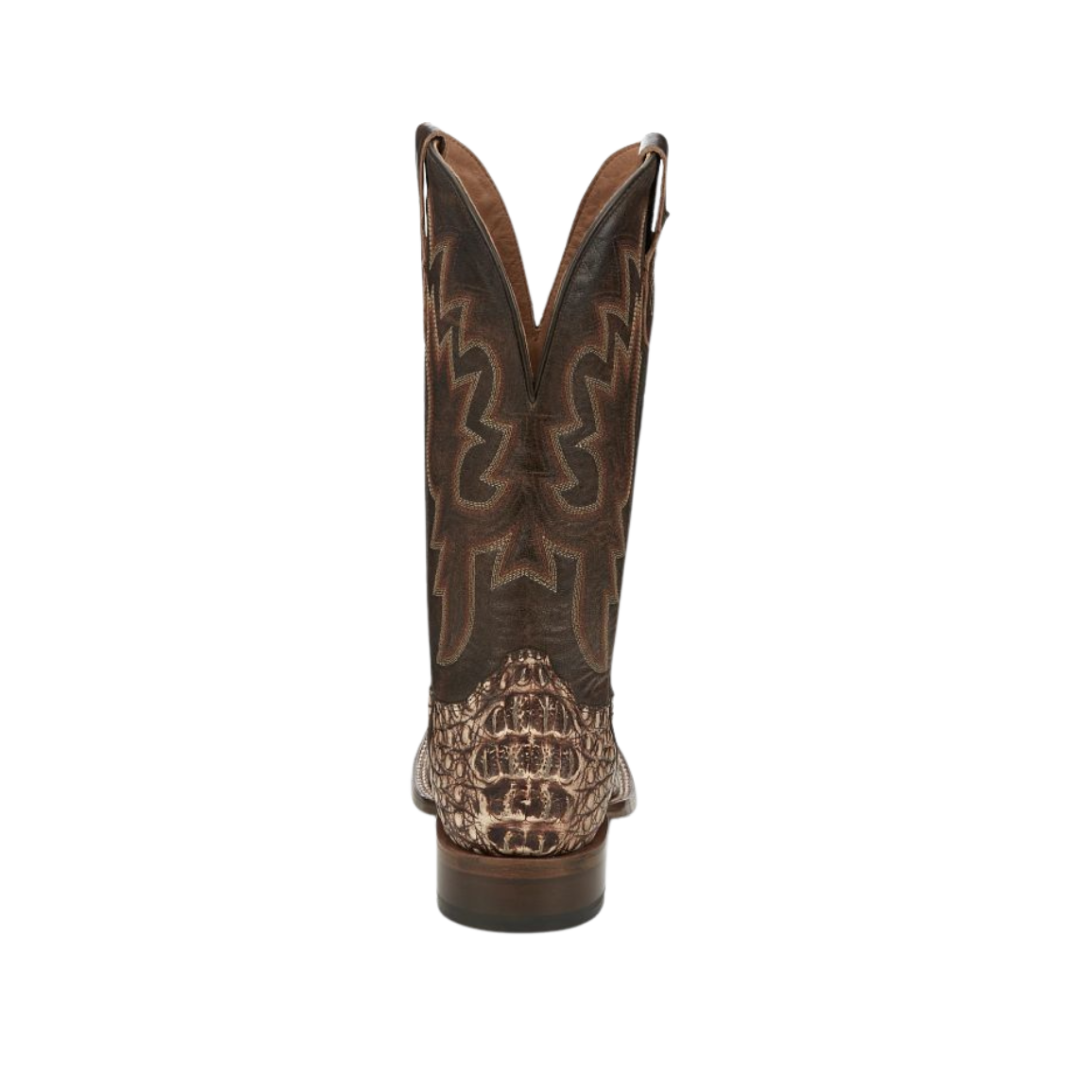 Tony Lama Men's Mitcham Hornback Caiman Peanut Boots