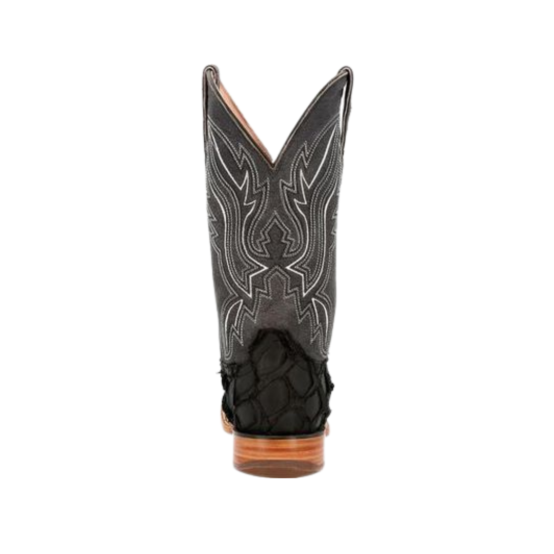 Rocky Boot Durango Premium Exotics Men's Matte Black Pirarucu Boot