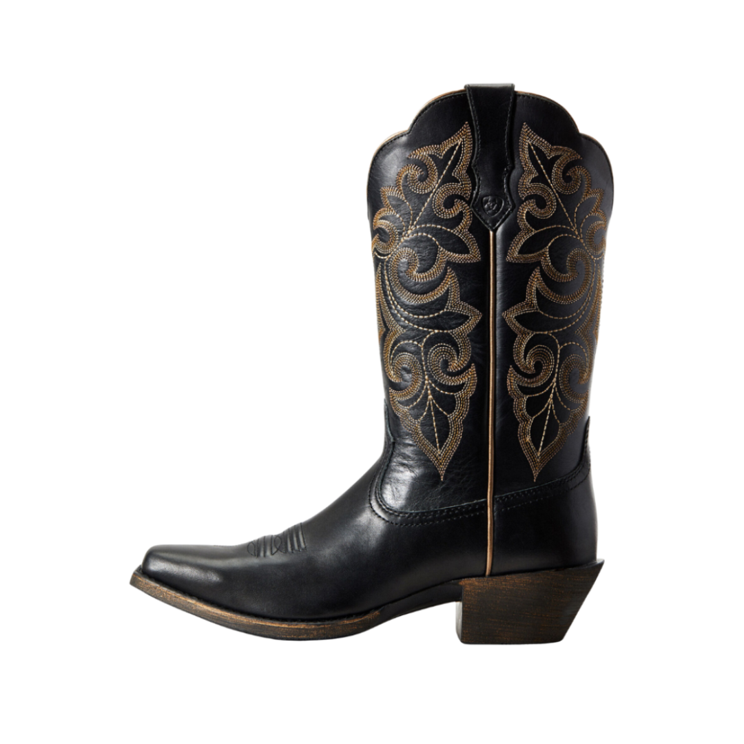 Ariat Women's Round Up Limousine Western Black Boots