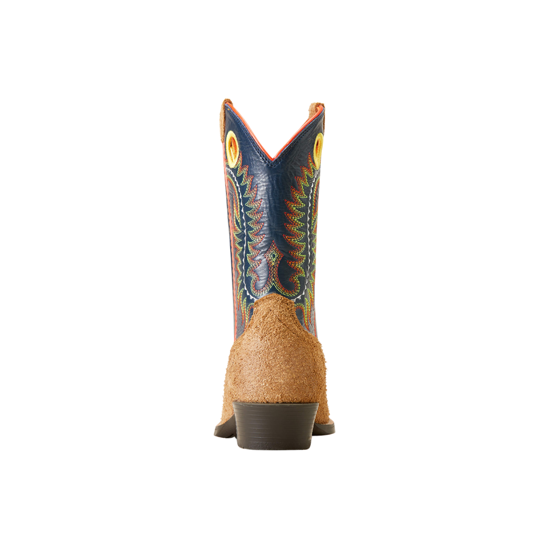 Ariat Boy's Derby Monroe Western Tan Roughout Boot