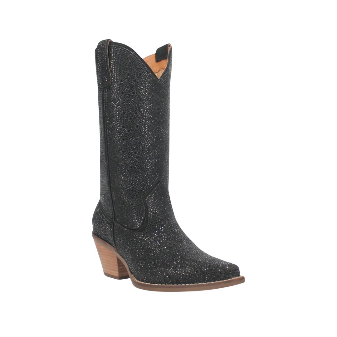 Dan Post Women's Dingo Dollar Rhinestone Black Boots