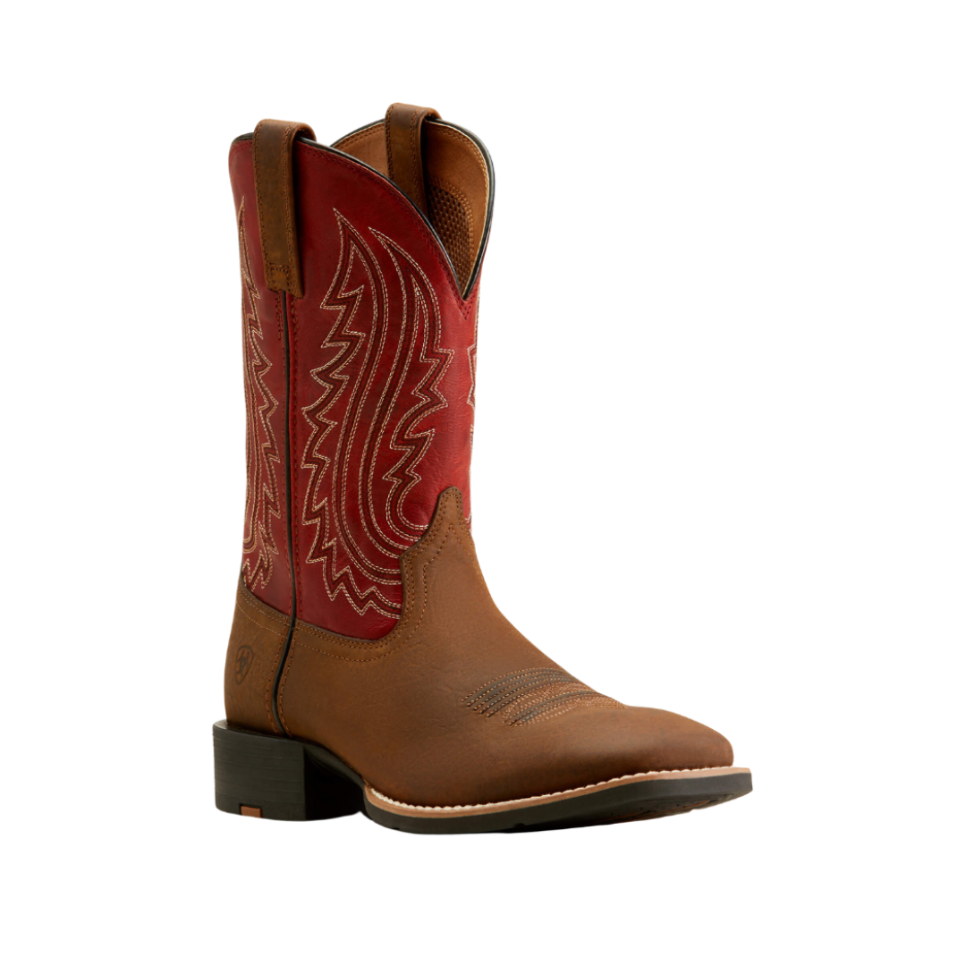 Ariat Men's Sport Big Country Cowboy Bright Red Boots