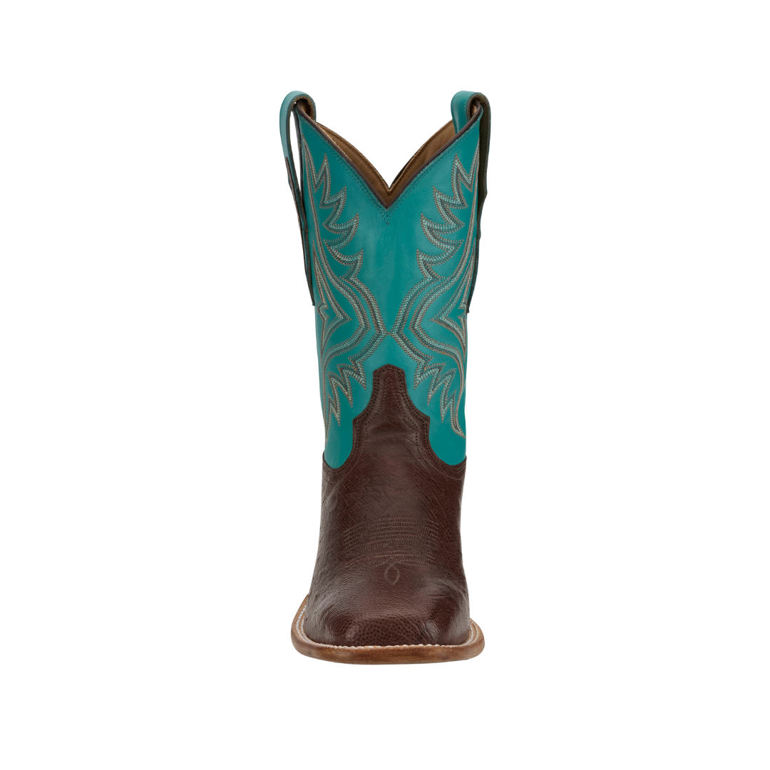 Tony Lama Men's Kango Smooth Ostrich Brown Boots