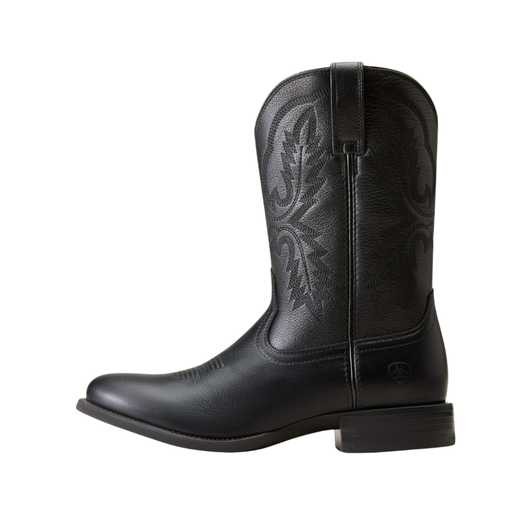 Ariat  Men's 10 Sport Stratten Western Black Boot