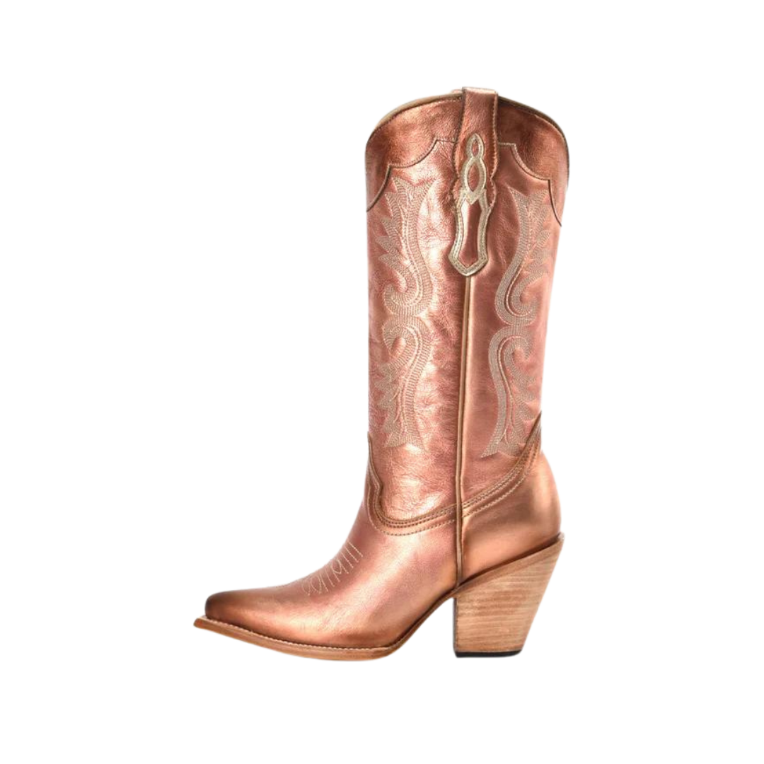 Corral Women's Rose Gold Pointed Toe Boot