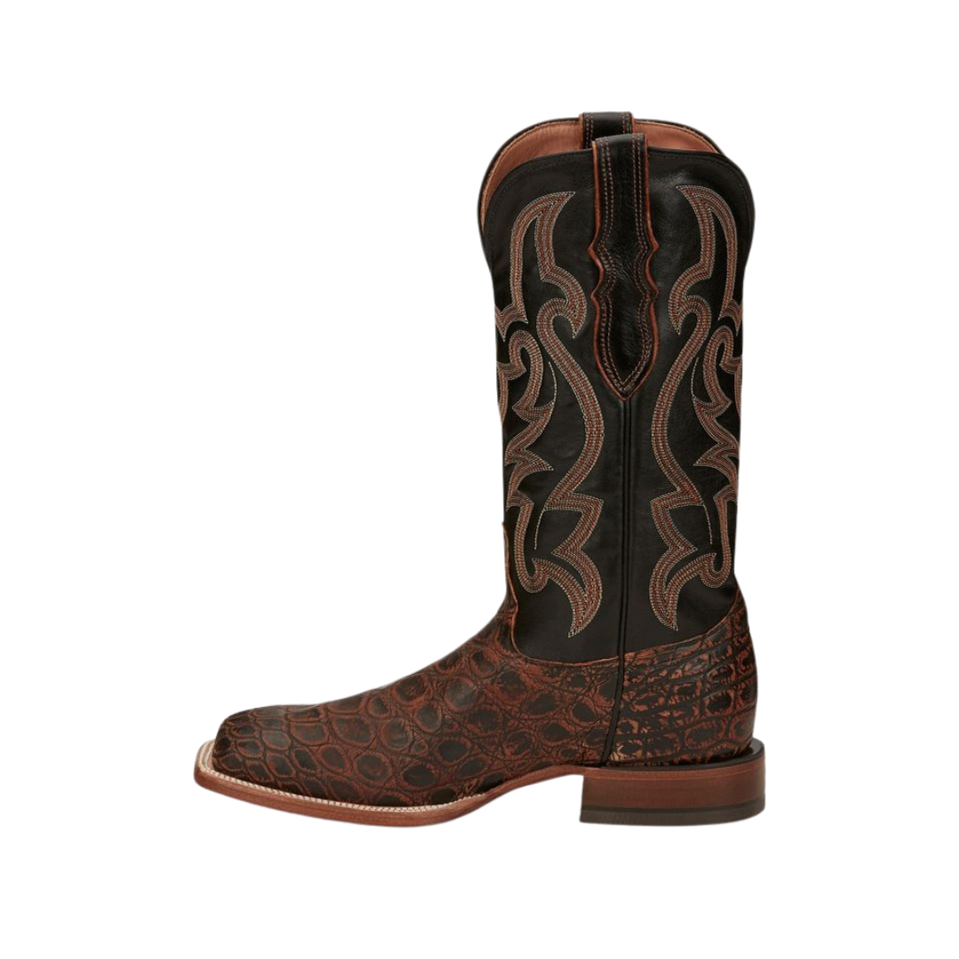 Justin Men's Boomer Crocodile Cognac Boots