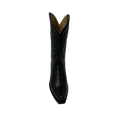 Pecos Bill Women's Snip Toe Western Black Boots
