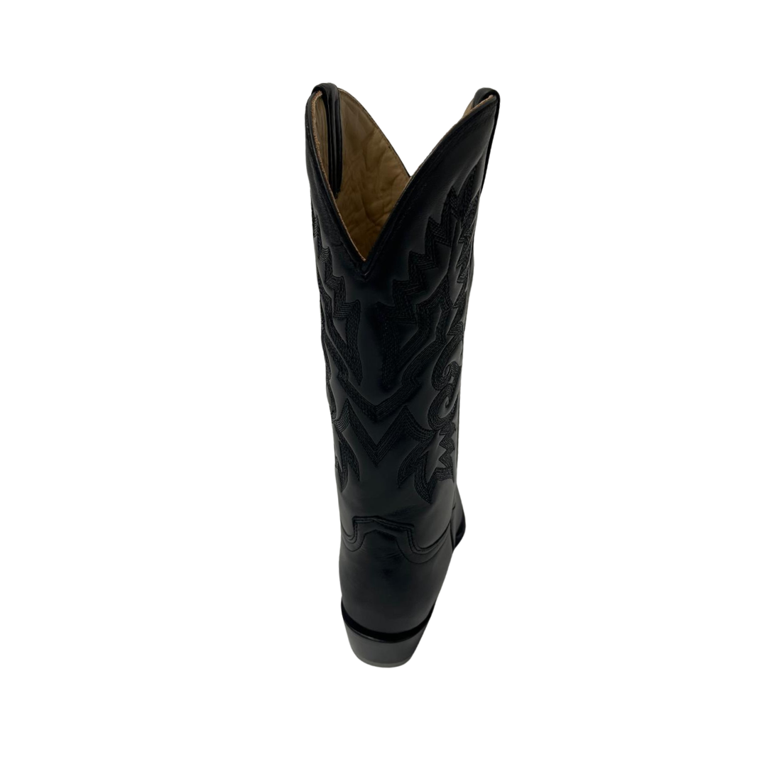 Pecos Bill Women's Snip Toe Western Black Boots