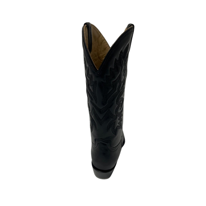Pecos Bill Women's Snip Toe Western Black Boots