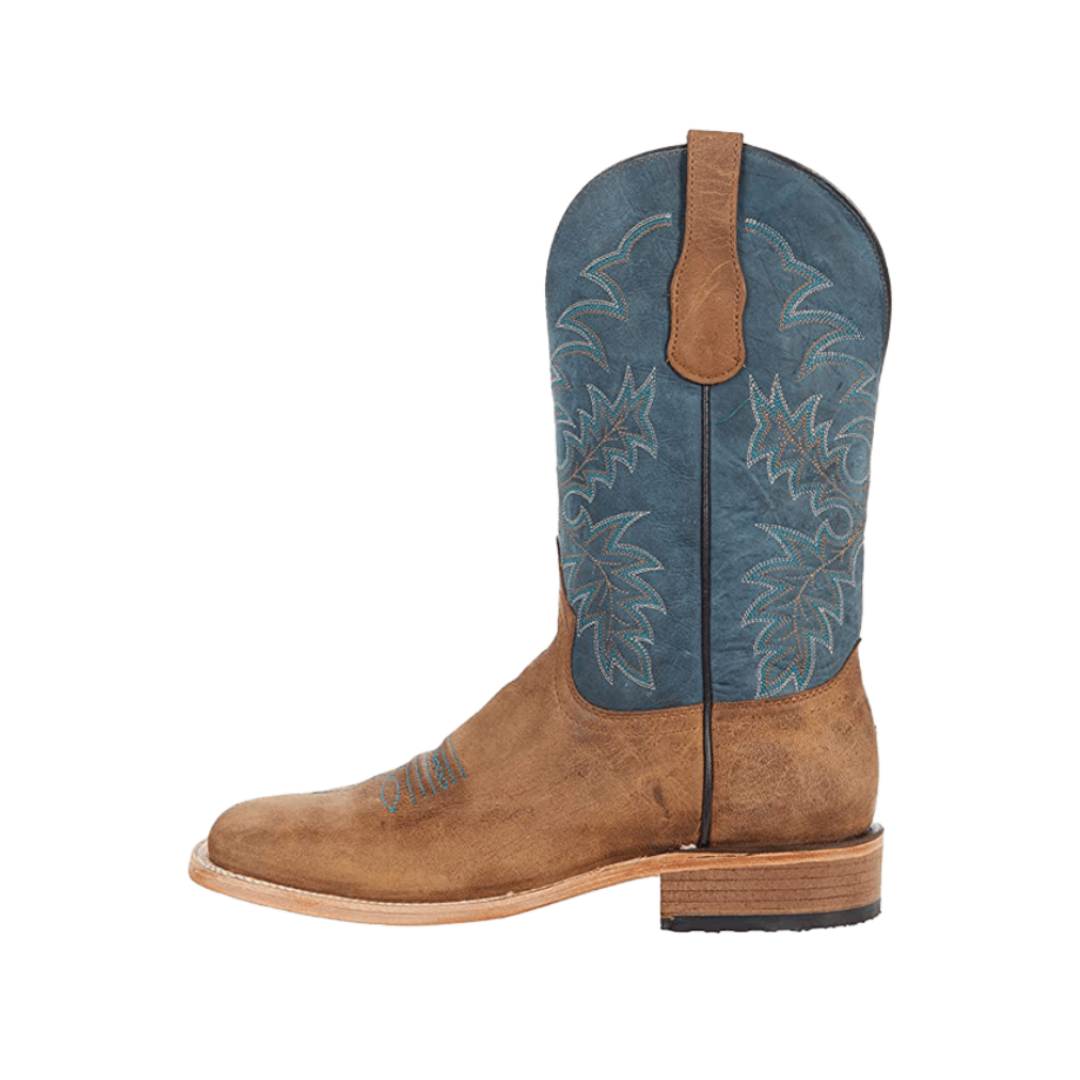 Corral Boots Women's Tan Blue Embroidered Boot