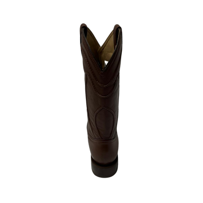 Pecos Bill Men's Vintage Snip Toe Western Brown Boots