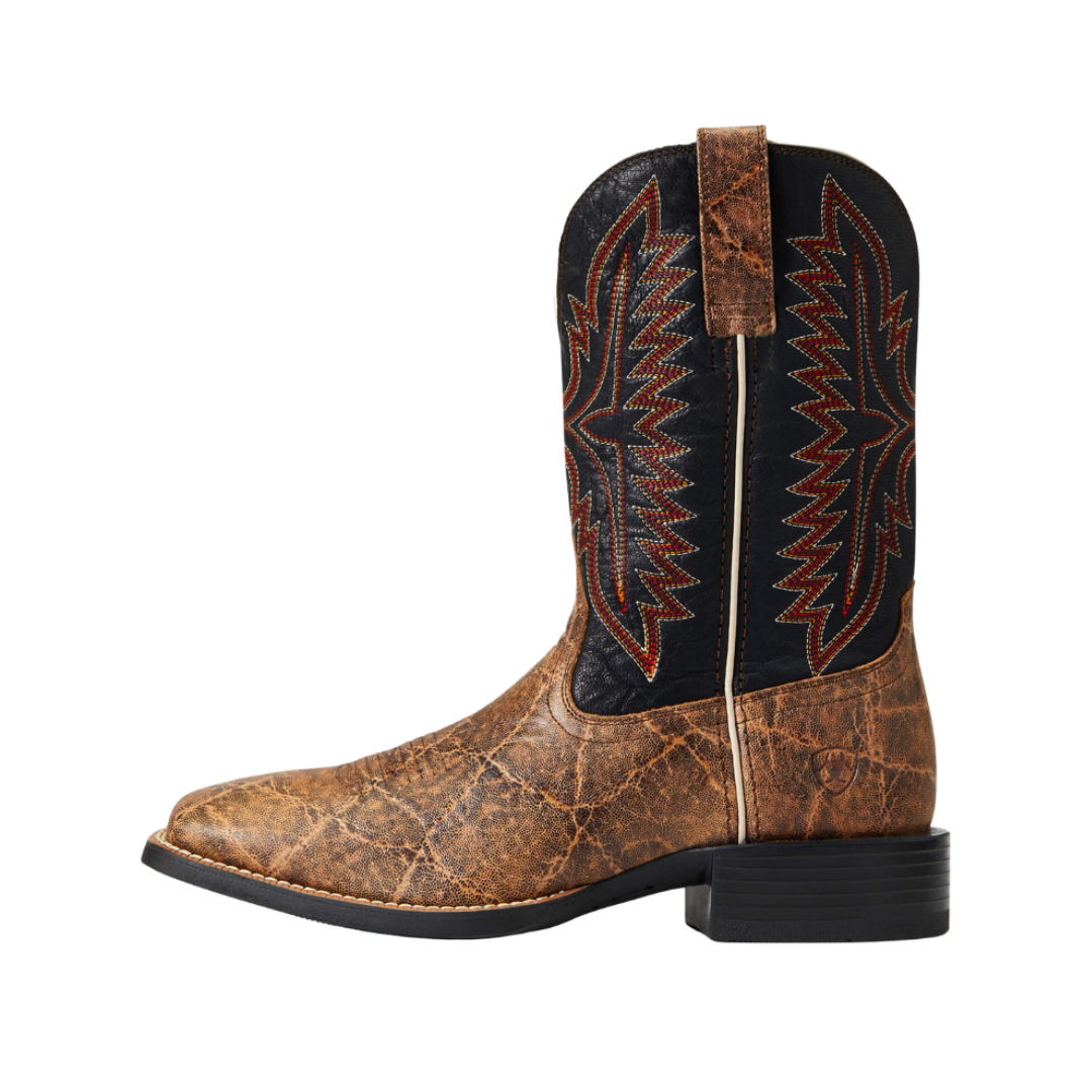Ariat Men's Sport Smokewagon Grizzly Elephant Print Boot