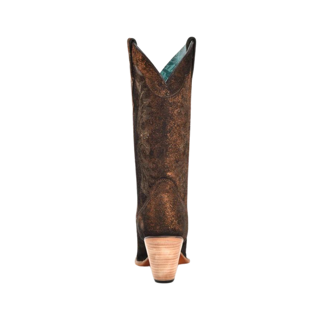 Corral Women's Copper Metallized Leath Boot