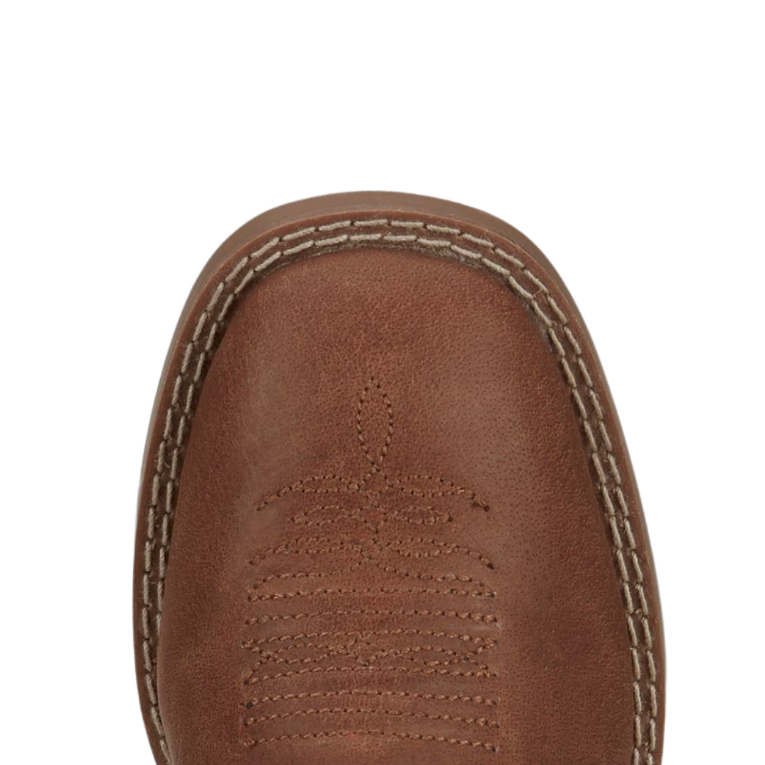 Justin Youth Boy's Canter Jr Roasted Cognac Brown Boots