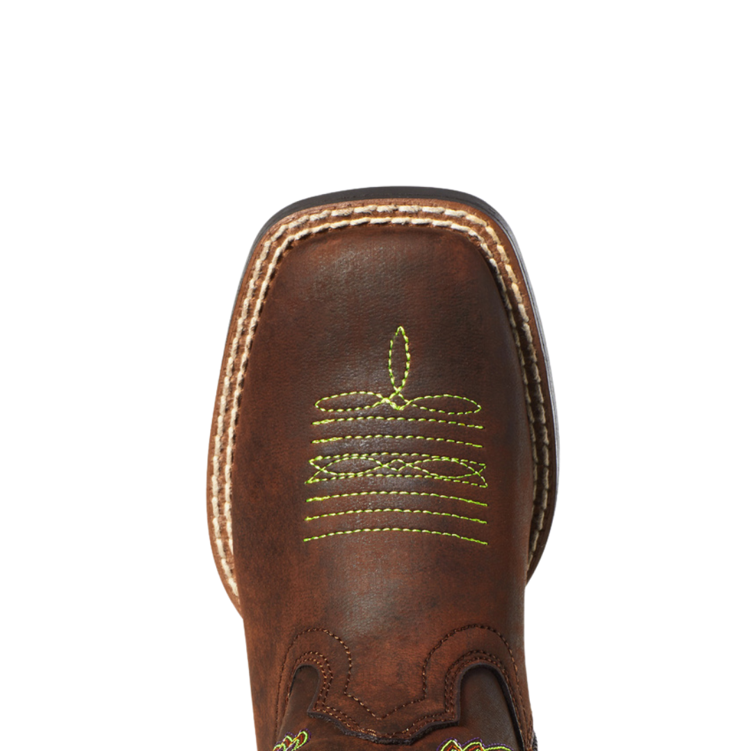 Ariat Toddler Boy's Dash Carafe Cowboy Brown Boots