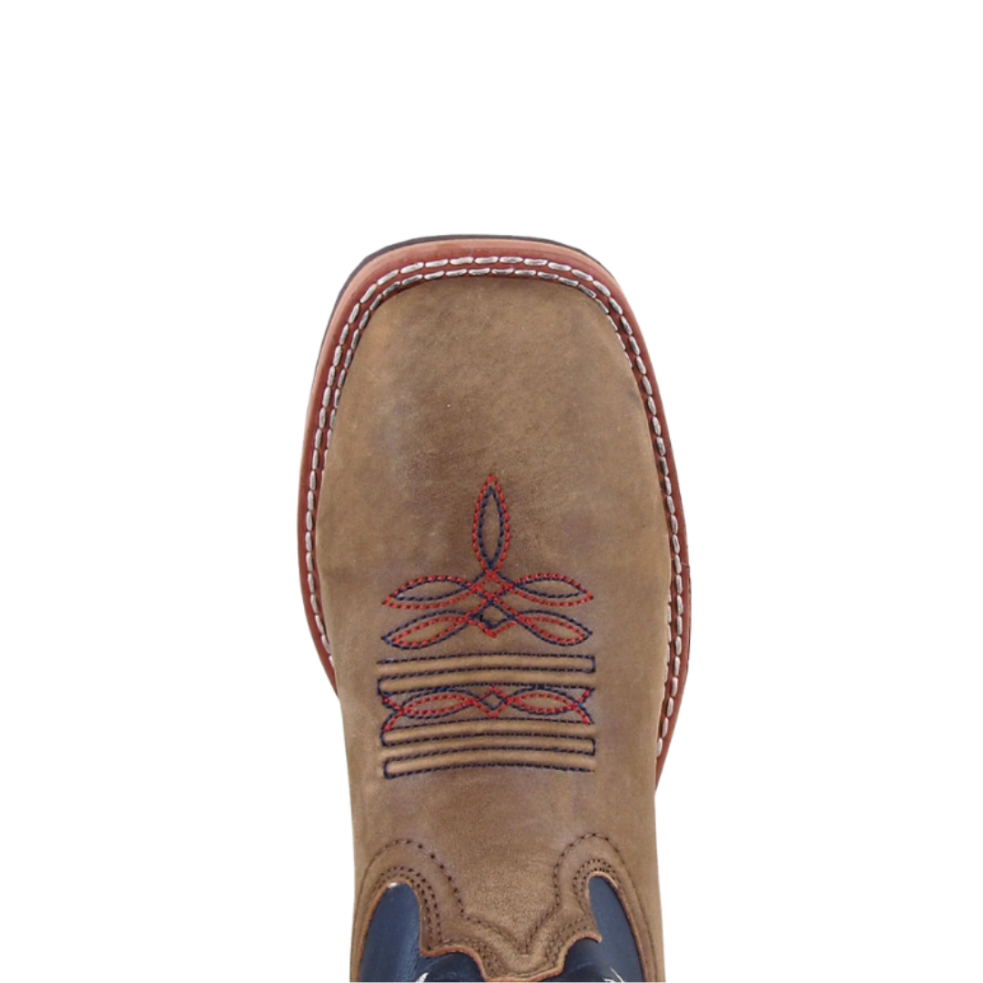 Smoky Mountain Women's Stars And Stripes Square Toe Western Boots