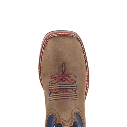 Smoky Mountain Women's Stars And Stripes Square Toe Western Boots