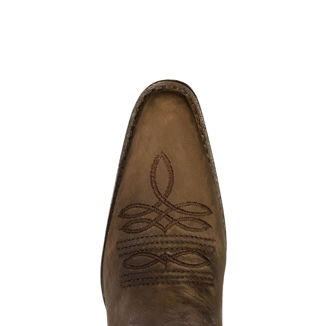 Circle G Women's Distressed Leather Brown Boots