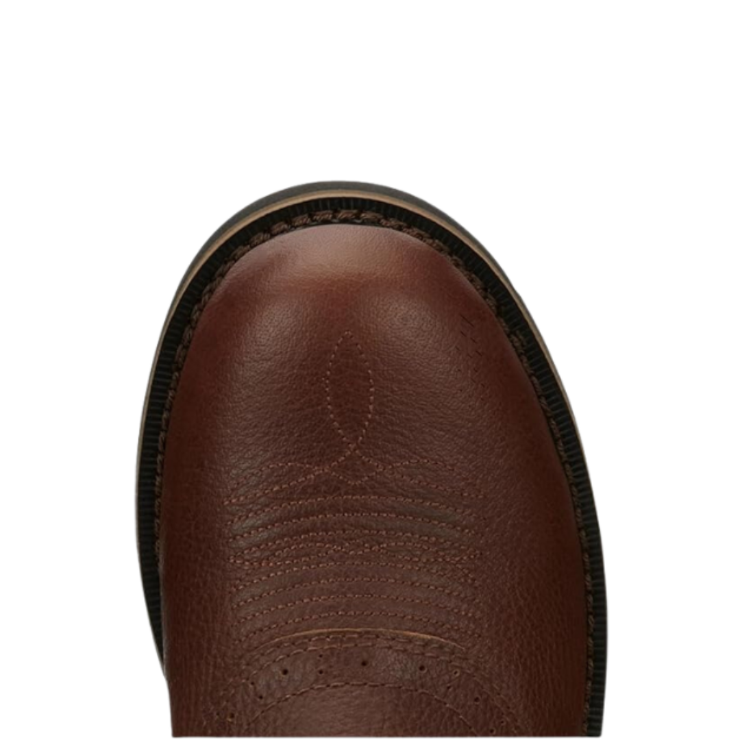 Justin Men's Stampede Saddle Work Brown Boots
