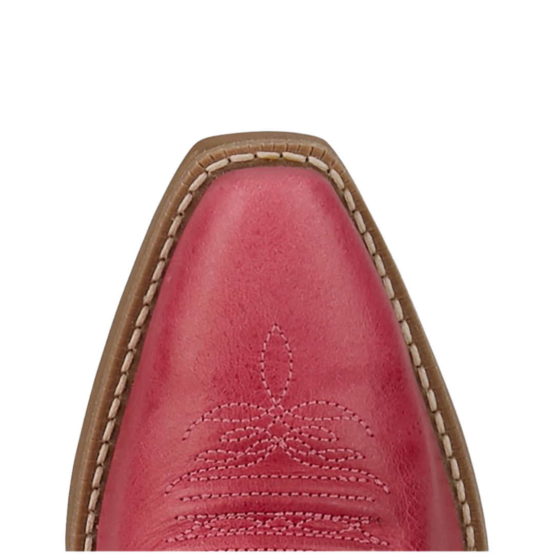 Justin Youth Girl's Bronci Snip Toe Pink Boots