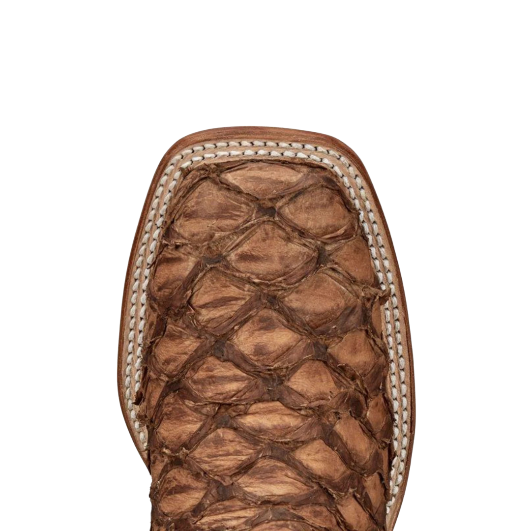 Tony Lama Women's Delora Pirarucu Chocolate Boots