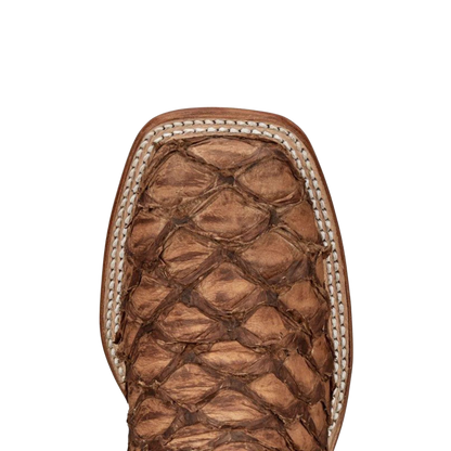 Tony Lama Women's Delora Pirarucu Chocolate Boots